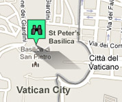 Click for map of St. Peter`s hotels